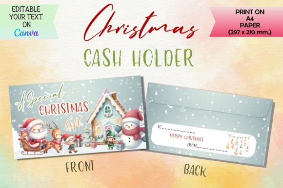 Christmas Cash Envelope: Your Canva Solution for Festive Gifting