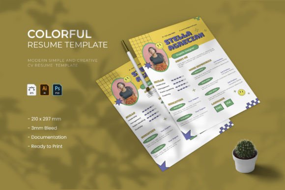Colorful - Resume: The Template That Gets You Noticed