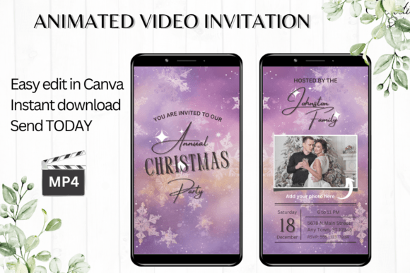 Ditch the Paper: Create a Stunning Animated Christmas Party Invitation