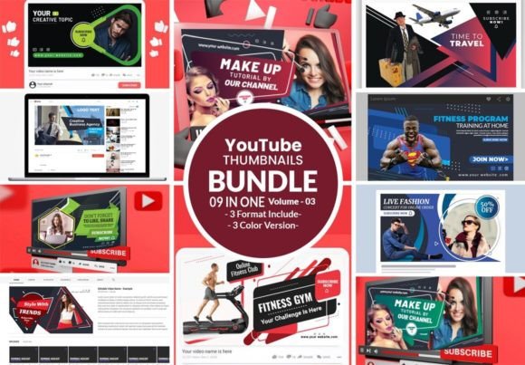 Elevate Your Channel: The Ultimate Creative YouTube Banner Bundle