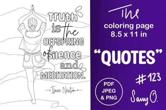 Meditation Yoga Life Truth Quotes Newton: A Font for Timeless Wisdom