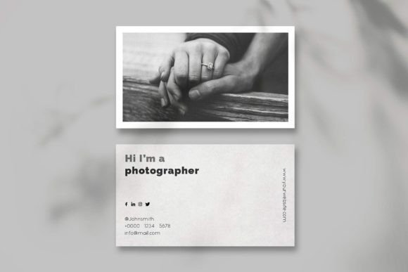Photography Business Card: A Clean Template for Professionals